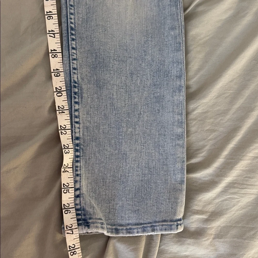 Mother The Pixie Tomcat Ankle Jeans 25 Nature of the Game Distressed Light Wash - Picture 10 of 11